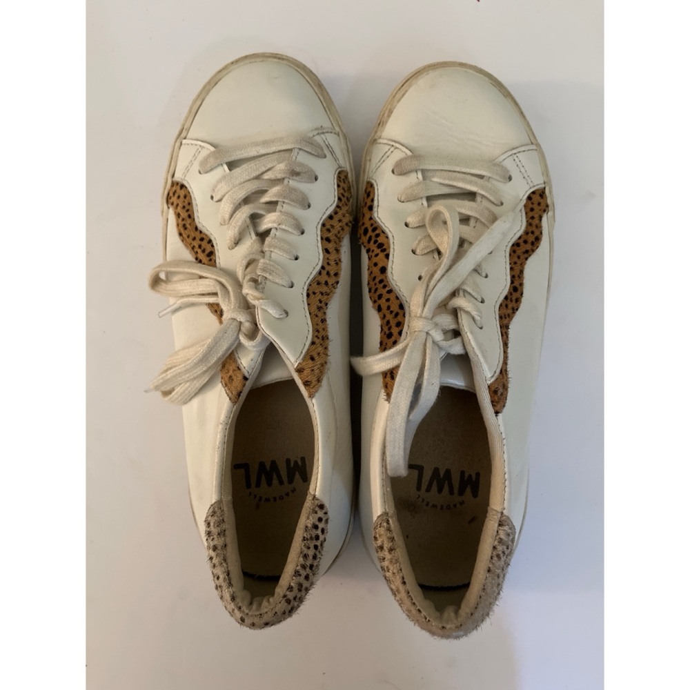 Madewell Sidewalk Sneakers Animal Print Women’s Size 8.5 - Picture 5 of 6